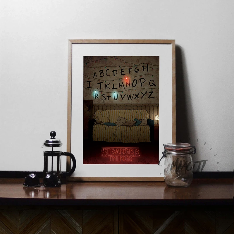 Cool Stranger Things Posters Wall Art Printed Canvas Painting For Room Decoration Decor Picture | Дом и сад