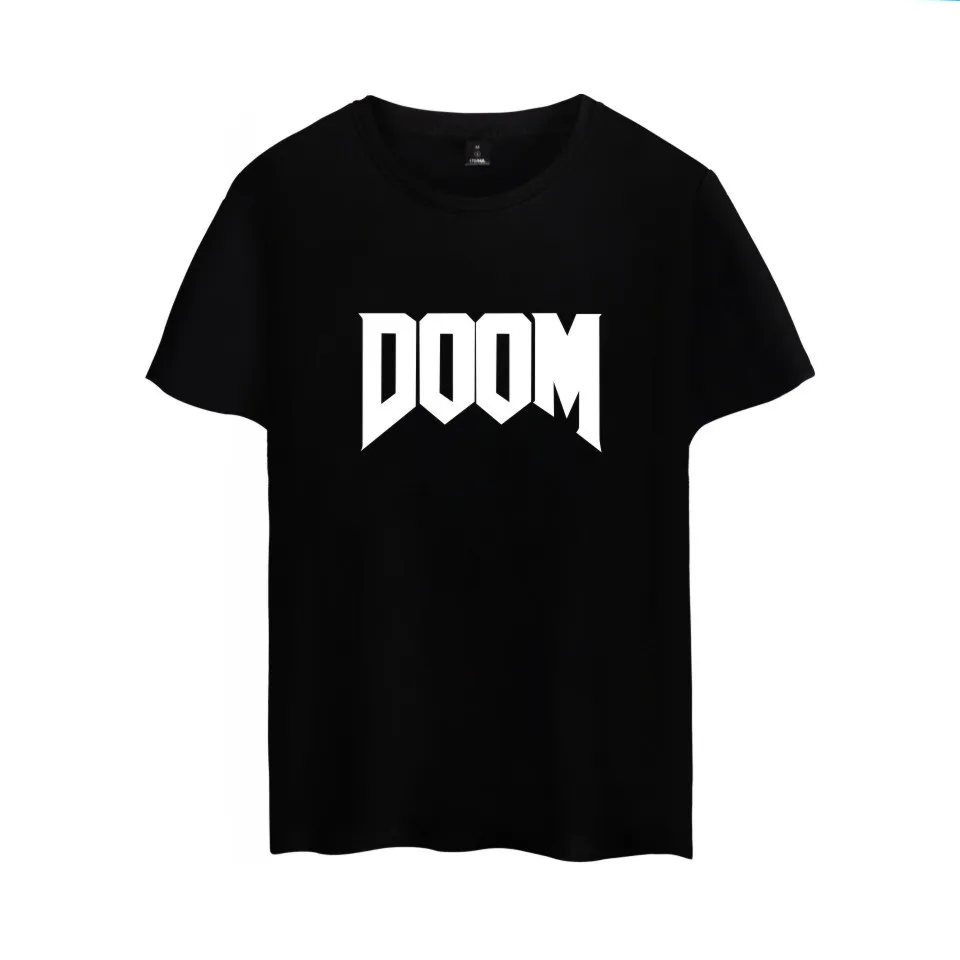 Шутер от первого лица игра DOOM футболка для мужчин и женщин летняя одежда