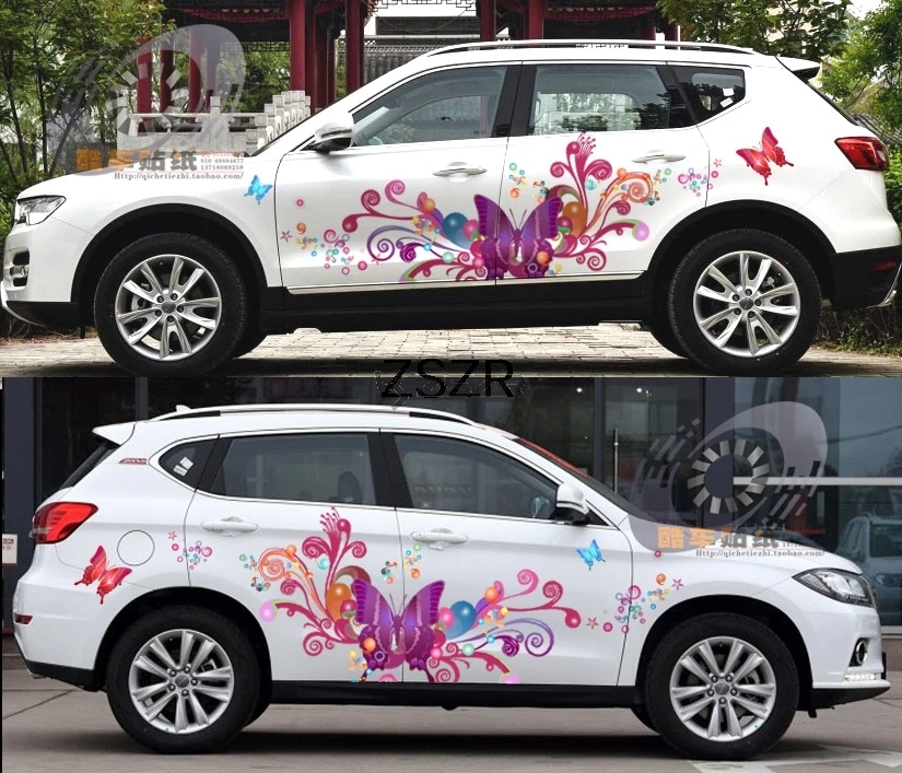 

Supper Beautiful Colorful Butterfly Car Stickers Z2CA291