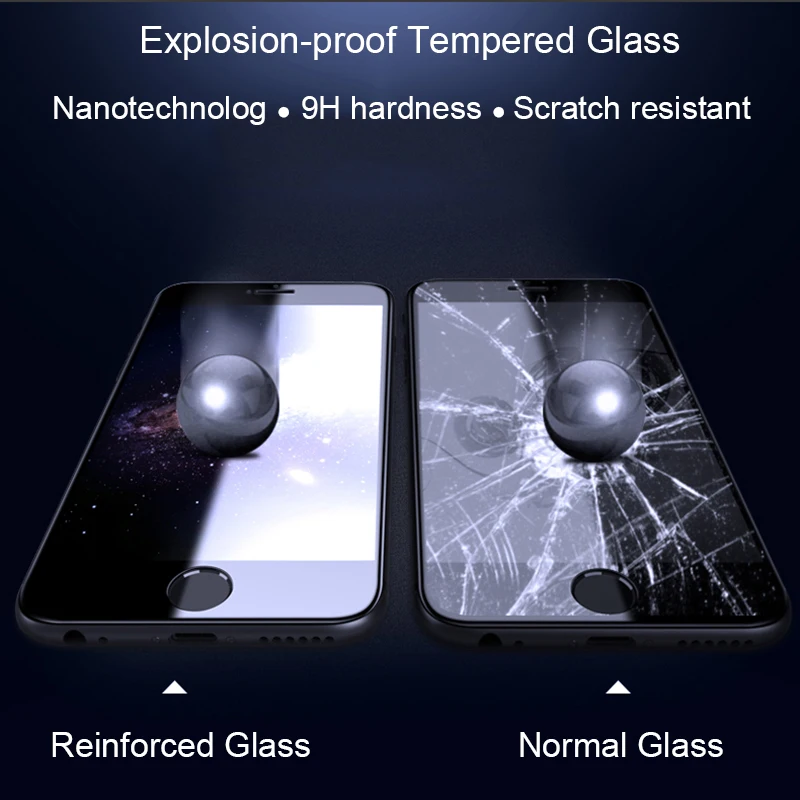 Закаленное 3d стекло с полным покрытием для iPhone 12 Mini 11 Pro XR X XS MAX SE 2020 7 8 Plus 6 6s