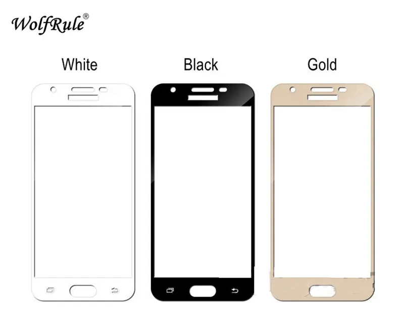 Pel&iacute;cula protectora de pantalla para Samsung Galaxy J3 2018, cristal templado 2.5D para Samsung Galaxy J3 2018, vidrio de cobertura completa, 2 uds.-2