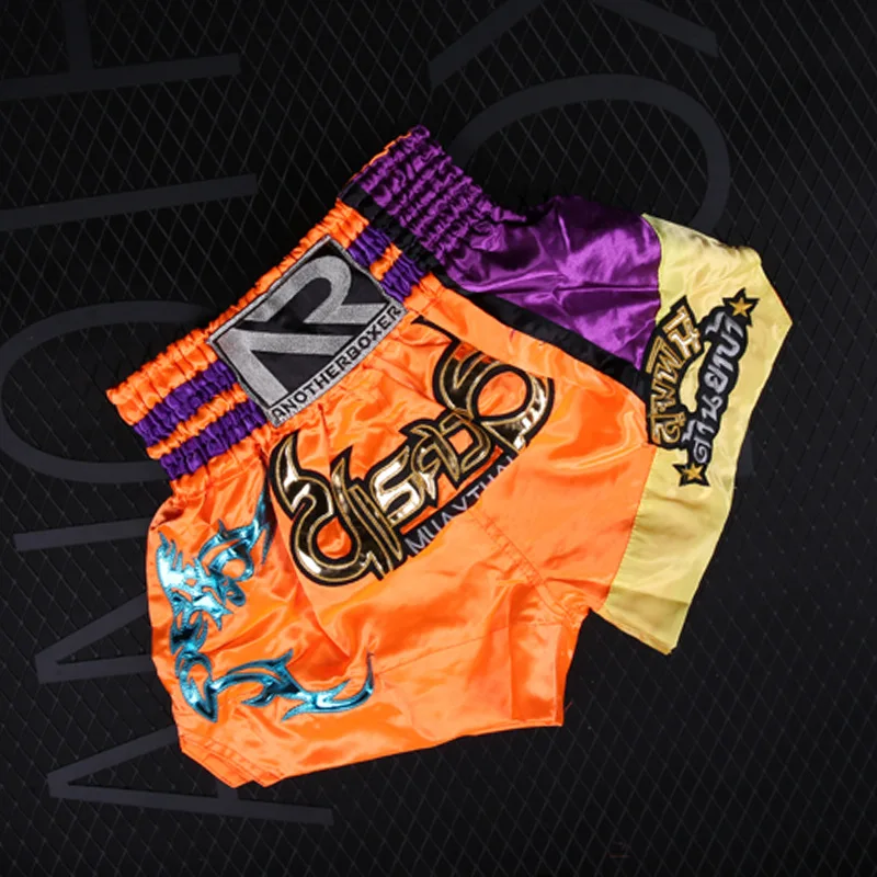 Мужские и женские шорты для бокса Mma Детские тренировочные спортивные трусы Muay Thai