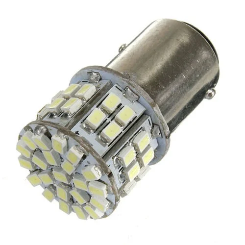 2x1157 BAY15D T25 P21/5 W 50 SMD 1206 LED стоп сигнал задний фонарь белый|Передние LED-фары для авто| |