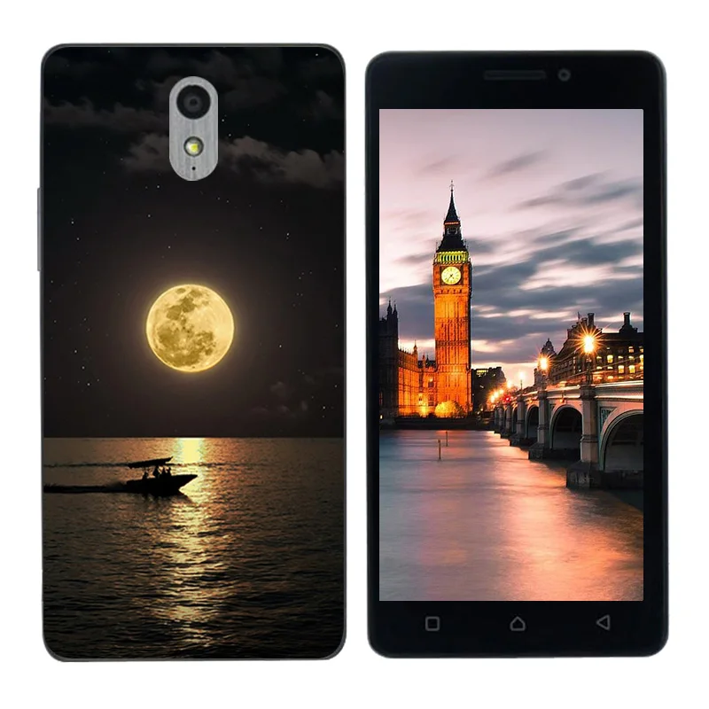 Для Lenovo Vibe P1 M силиконовый окрашенный высококачественный чехол из ТПУ с золотым