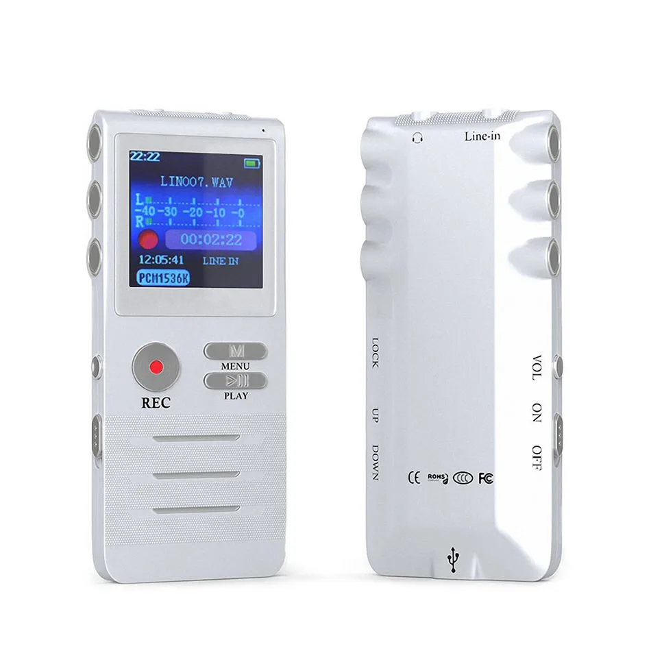 KEXU K6 8G Digital Voice Recorder Pen Metal Case HD Recording Noise Reduction Dictaphone Professional | Электроника