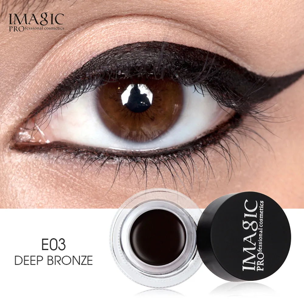 New Fashion IMAGIC Long lasting Waterproof Glitter Eye Gel Metalic Eyeliner Cream Makeup Cosmetic Tools For Eyeshadow |