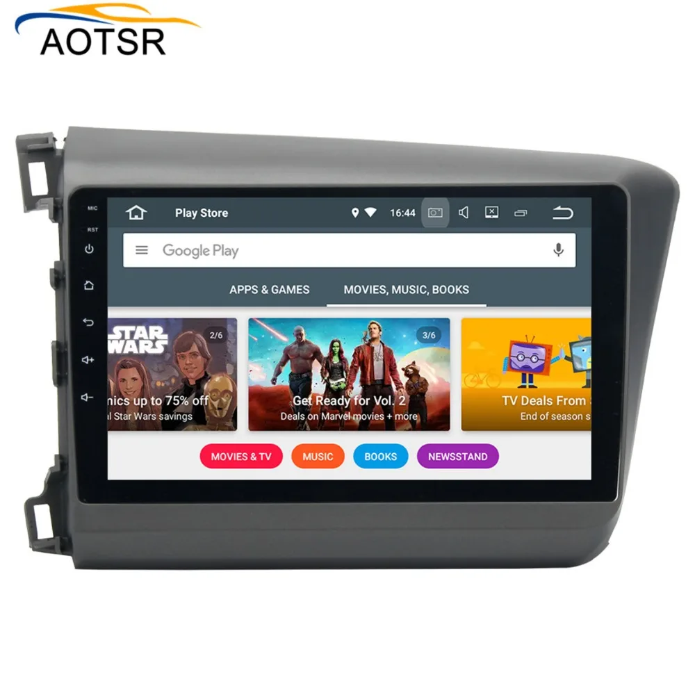 

2 din Android 8.0 Car multimedia player Radio head unit For Honda Civic 2012 2013 2014 gps navigation Stereo no dvd octa core