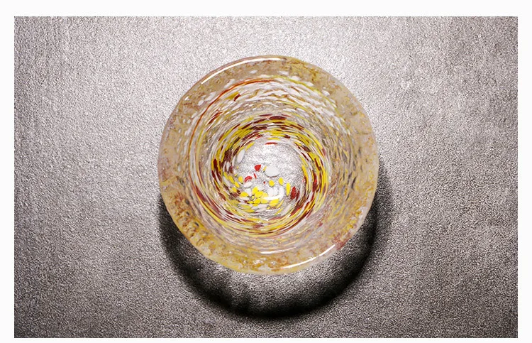 ZAKA Japan Tsugaru technology радужные кристаллы цвет стекла es Cup Art Saka для ликера вина стеклянная чайная чашка Verre Vidro Xicaras мигающая