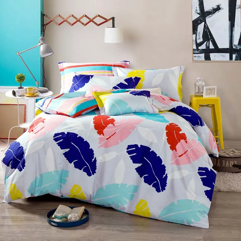 Комплект постельного белья из 100% хлопка с изображением совы мультфильма Гадкий я