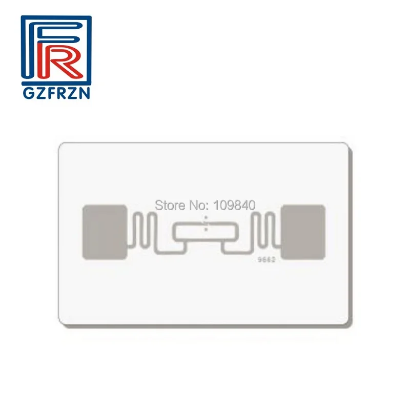 Заводская цена считывание большого радиуса действия UHF ISO18000 6C rfid карта для