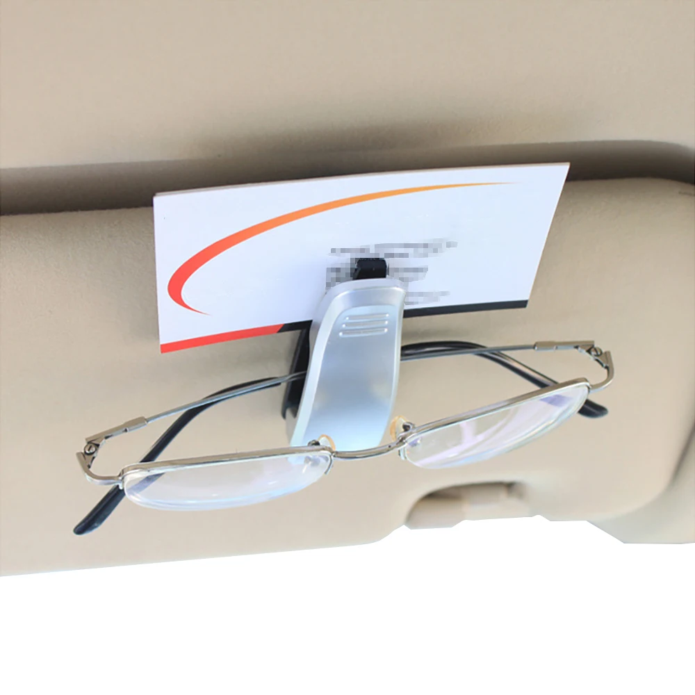 Автомобиль Бизнес банк держатель для карт солнцезащитный козырек солнечные очки