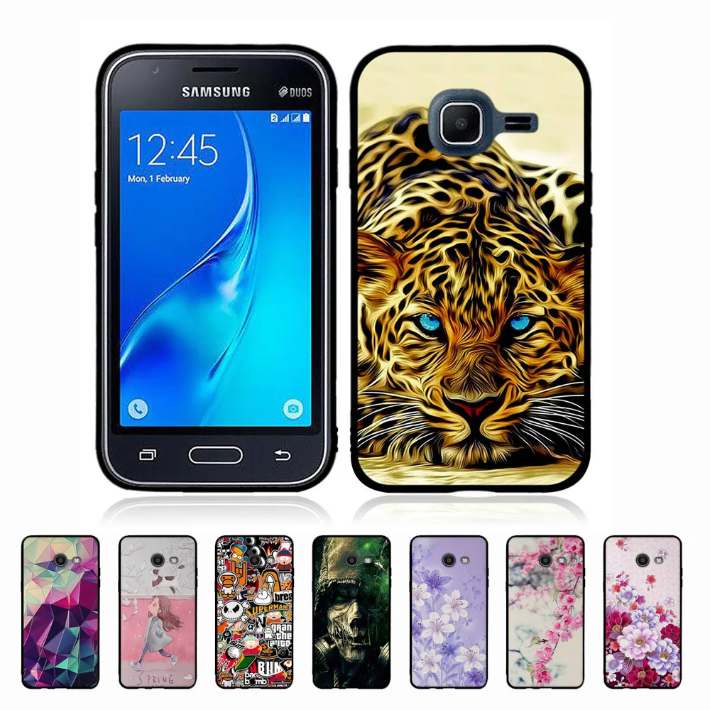 Новый роскошный Защитный чехол для Samsung Galaxy J1 Mini J105 с милыми цветами окрашены