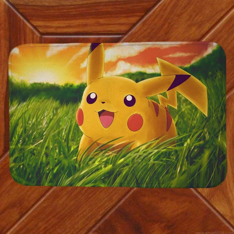 Напольный коврик POKEMON Pikachu Декор для спальни Аниме Манга 001|mat carpet|floor matfloor mat carpet |