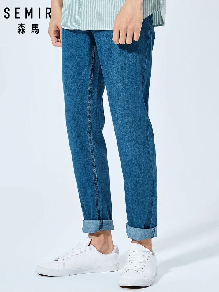 SEMIR/2019 новые летние джинсовые брюки эластичные удобные износостойкие уличные