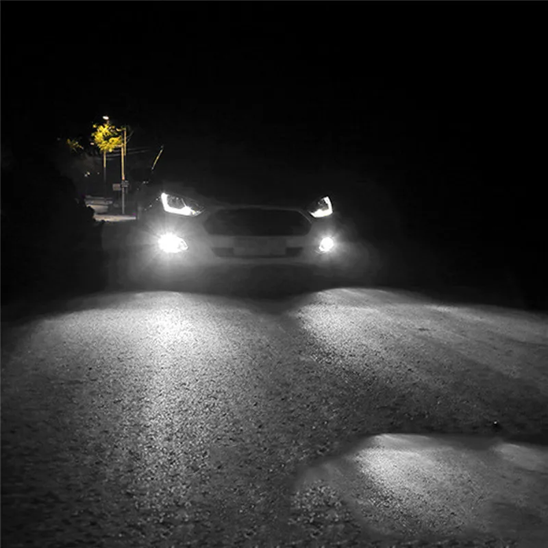WUPP автомобильный светильник s 1 шт. H4 противотуманный цоколь 12В 66 SMD Led 1000Lm 6000K лампа