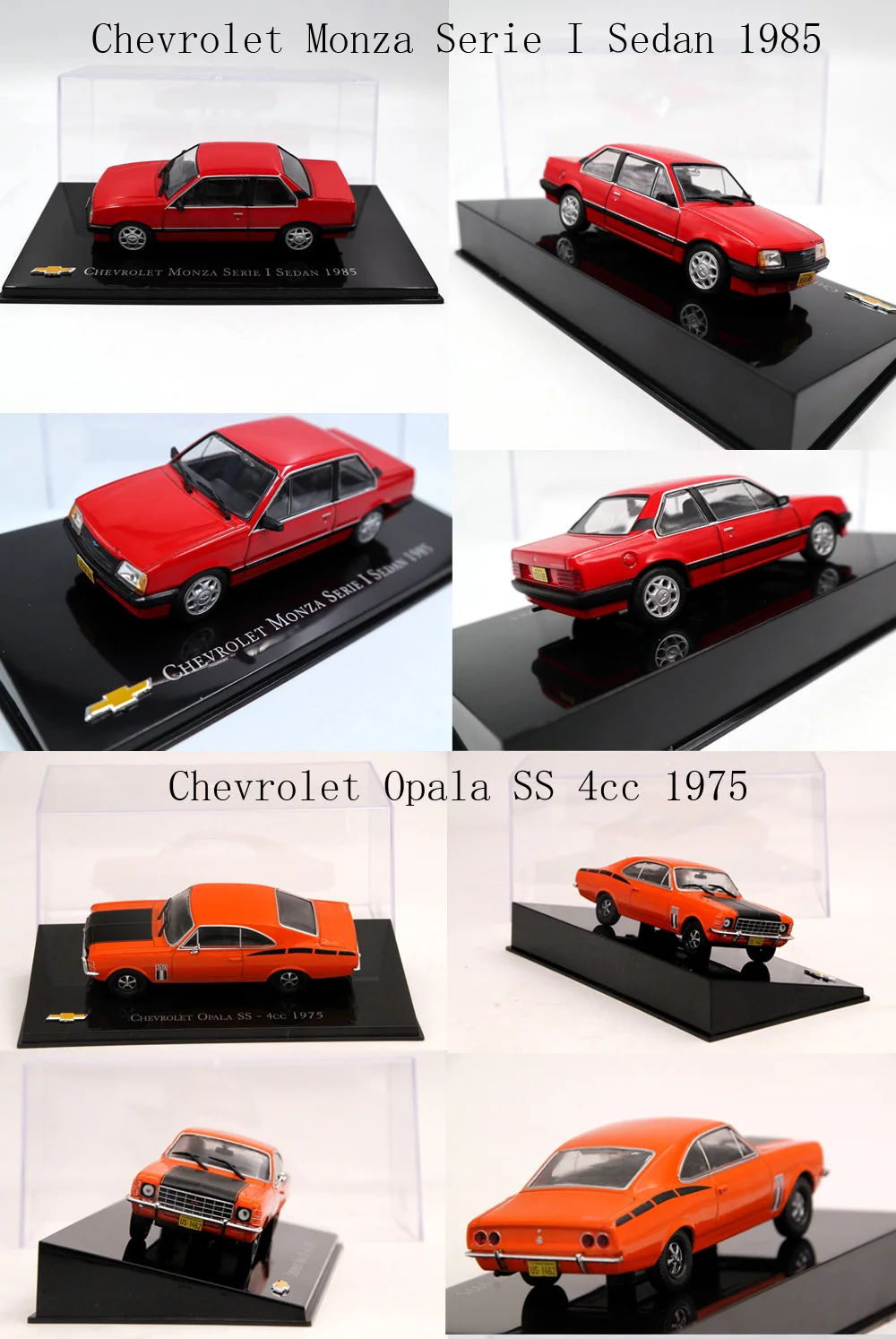 IXO 1:43 разных лет и стилей Chevrolet Chevette Monza/Amazona/Kadett Hatch/opala/Vectra/Celta/игрушечные машинки литые под давлением модели