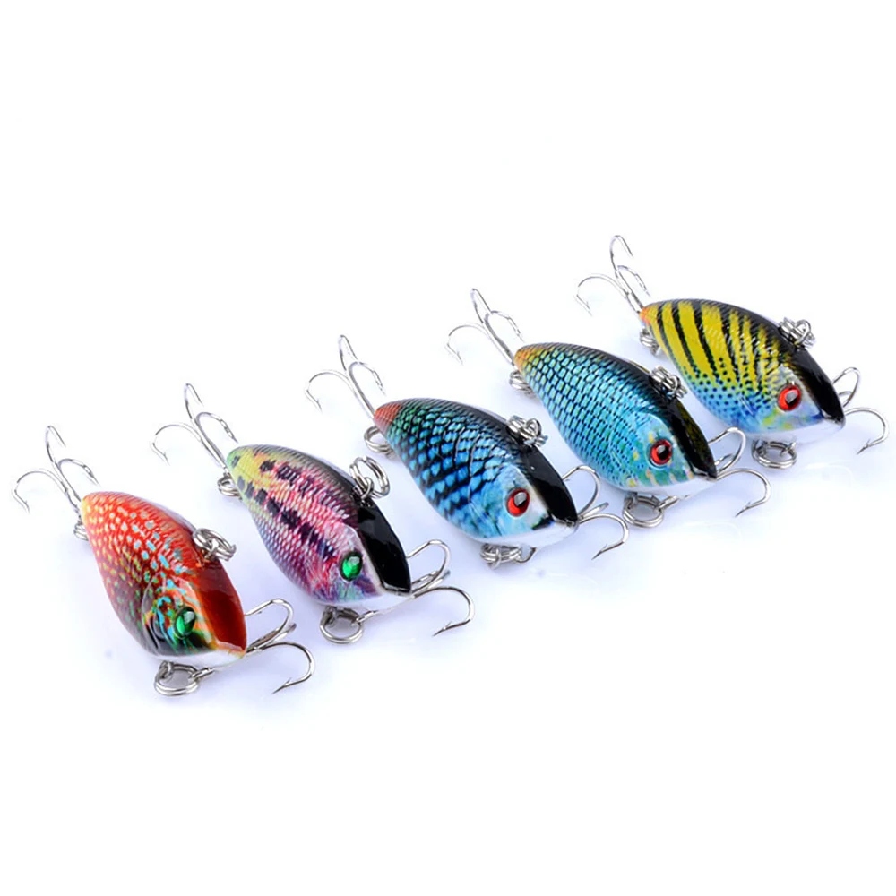 

East Rain 5cm 6g Painted All Range Bait Freshwater Saltwater Fishing Lure Sinking VIB Artificial Hard Bait Free Shipping