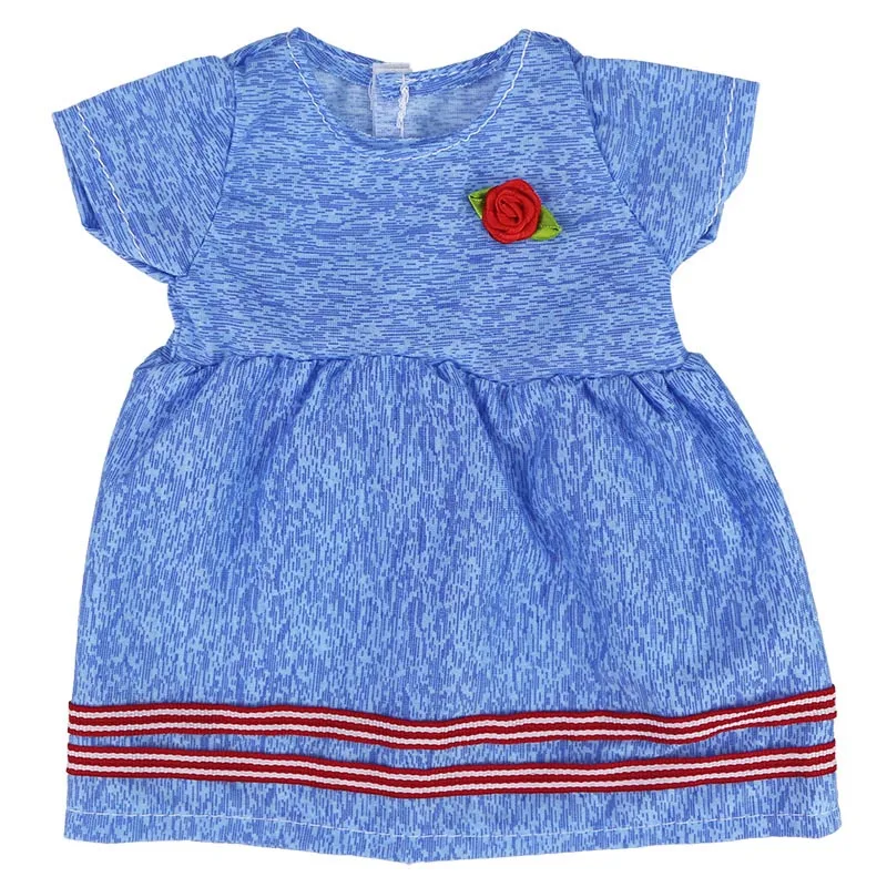 18 дюймов США Девочка Кукла одежда пальто и небесно голубое платье partydress наряды