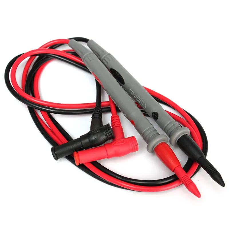 Ультра тонкий Универсальный зонд Тестовые провода кабель мультиметр метр 1000 В 20A