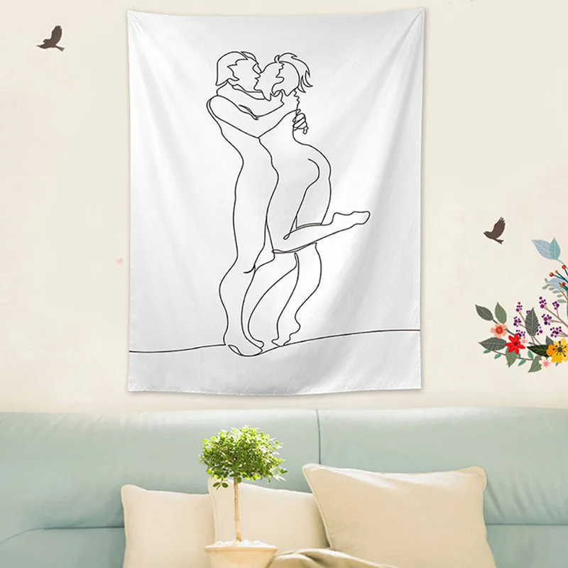 Настенный гобелен в скандинавском стиле настенный скатерть ткань гобелены с