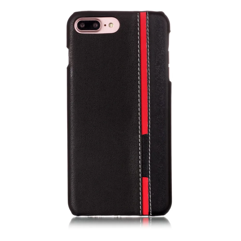 Mix-Colors Hard Plastic Back Cover for Apple iPhone 7 Plus / 8 Phone Case w/ Mix-colors PU Leather Protective Shell | Мобильные
