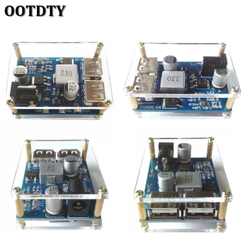 

Понижающий модуль питания OOTDTY DC-DC, 24 В/12 В в 5 В 5 А, преобразователь, замена LM2596S