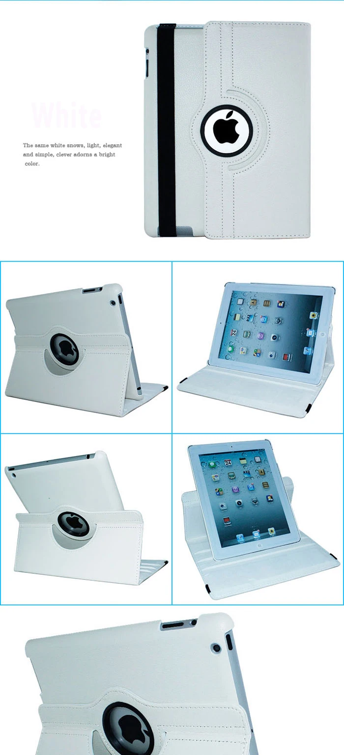 Принципиально для iPad 2/3/4 9," дюймовый планшет крышка Case_Smart Wake-для сна и игр, 360-вращающийся&+ Защитная пленка на экран, и ручка