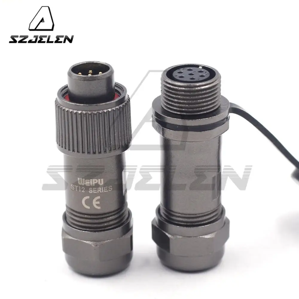 WEIPU ST12 series 7pin Waterproof Connector Plug and Socket IP67 LED Power Industrial Automotive | Обустройство дома