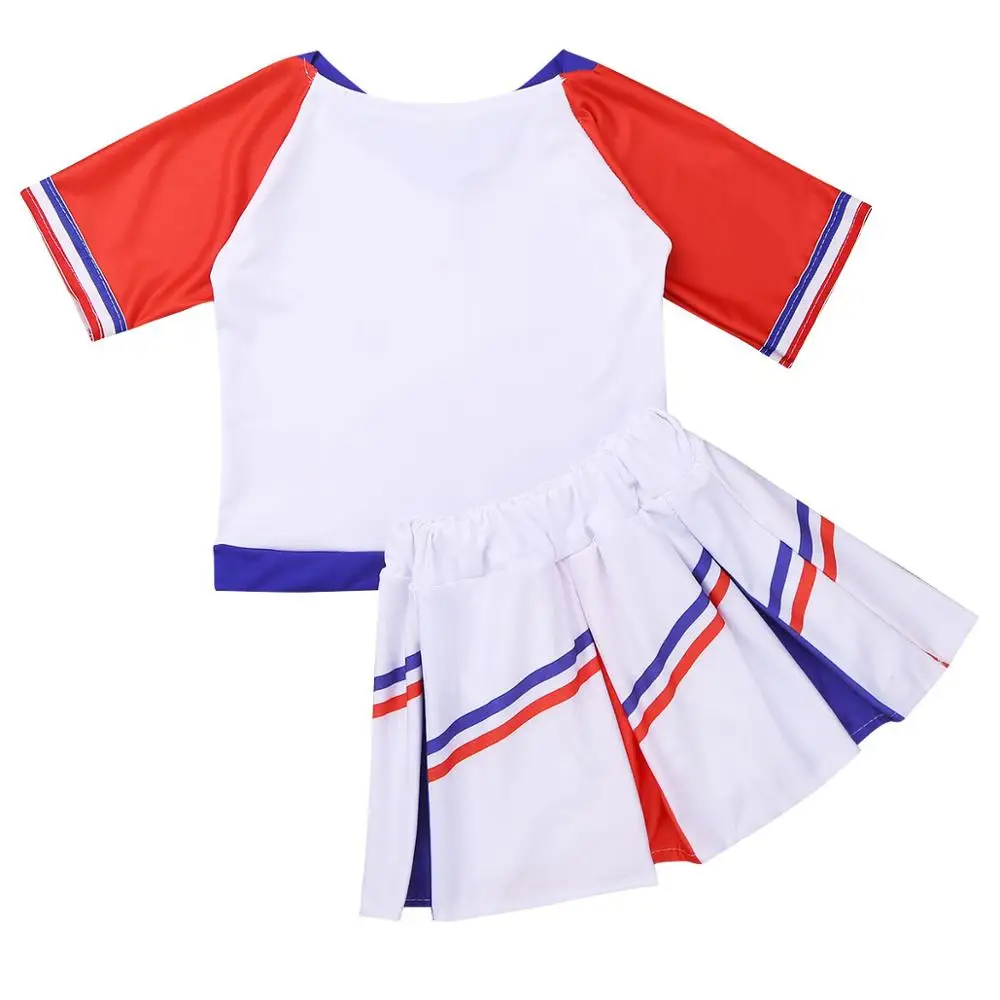 Детский костюм черлидера для девочек трико танцевальное платье балета Детская