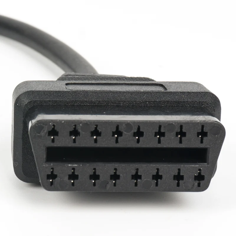 Адаптер GM OBD 16P гнездо для 12P (OBD2 16pin daewoo) адаптер OBD2|female female|adapter obd2female adapter |