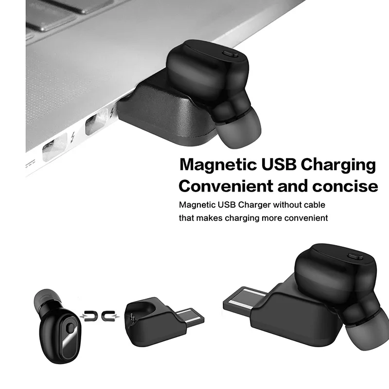 

ABDO True Bluetooth Earphone E02 Stereo Wireless Charging Box