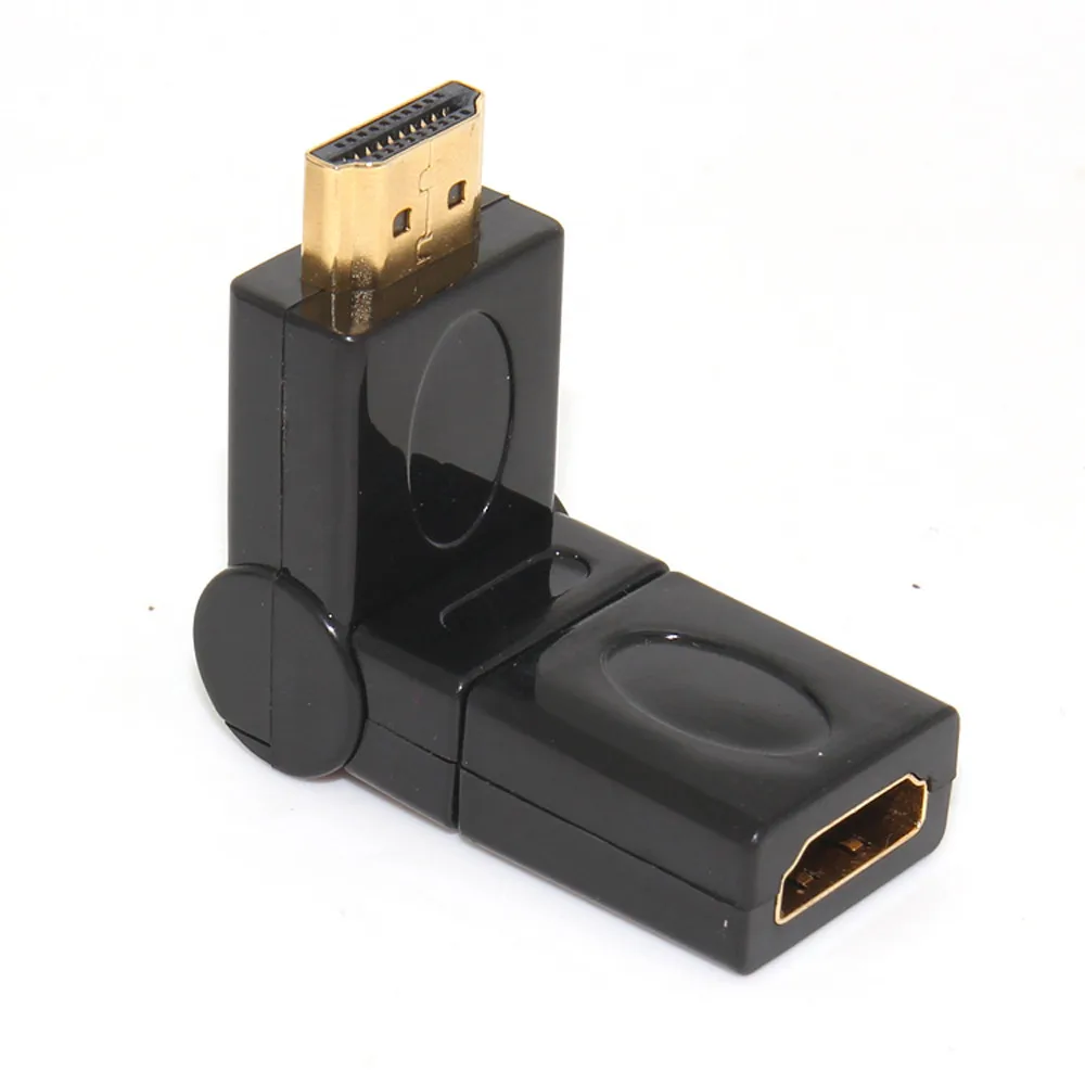 Malloom 2019 Универсальный HDMI 1 4 Угловой Тип штекер-гнездо 90 180 360 градусов Поворотный