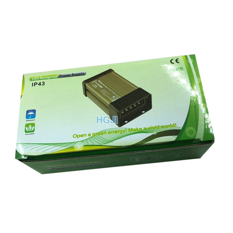HGJI Бесплатная доставка IP43 12В 60 Вт 100 200 300 400 500 непромокаемый переключатель питания
