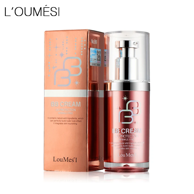 Loumesi bb крем основа для макияжа Уход за лицом отбеливающая Компактная Основа