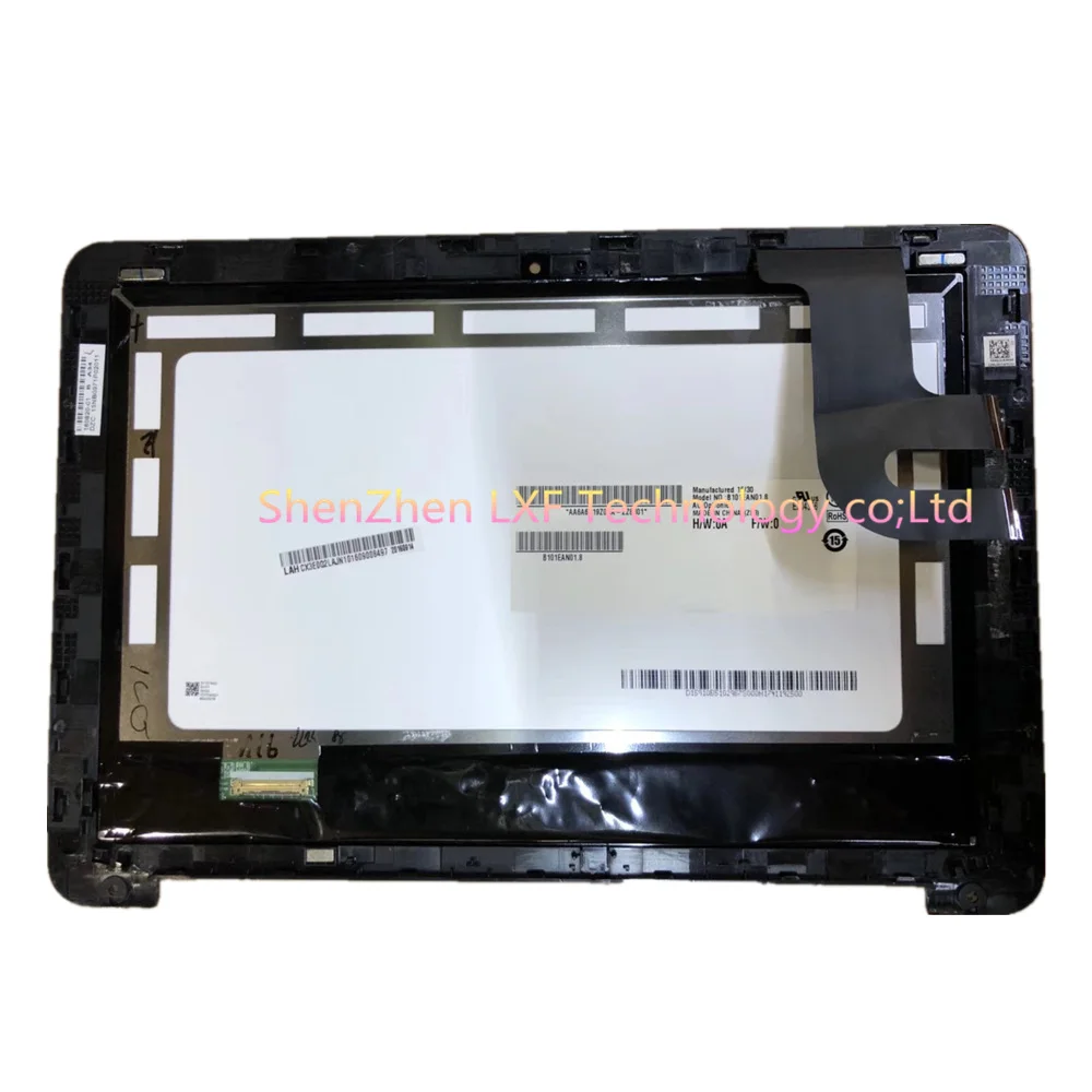 

Free Shipping with frame 10.1 inch LCD Display Touch Screen Assembly & Frame For ASUS C100P C100PA CHROMEBOOK FLIP