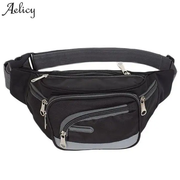 Поясная Сумка Aelicy унисекс Новая Модная Портативная нейлоновая поясная сумка для