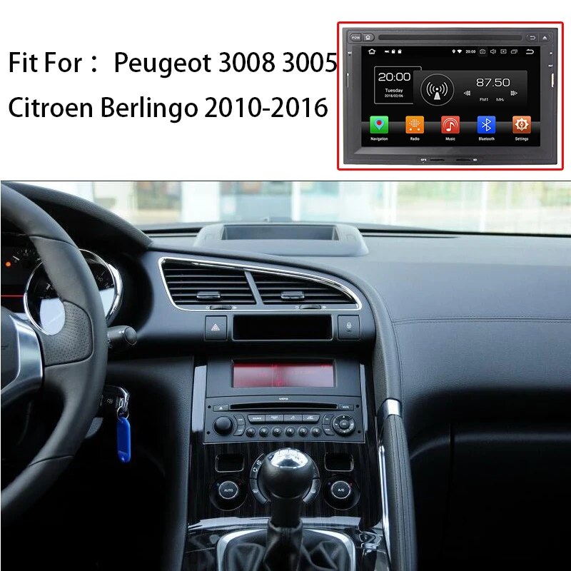 HaiSunny 4 Гб ОЗУ Android 8 0 автомобильный DVD gps Мультимедиа для peugeot 3008 3005 Авто Стерео