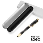 Шариковая ручка, металлическая, гелевая ручка для подписи, подарочная ручка в деловом стиле, 1 шт.