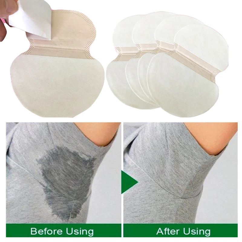 

12pcs Underarm Cotton Sweat Pads for Underarm Gasket from Sweat Pads Disposable Armpits Unisex Absorbing Deodorant Stickers Pads