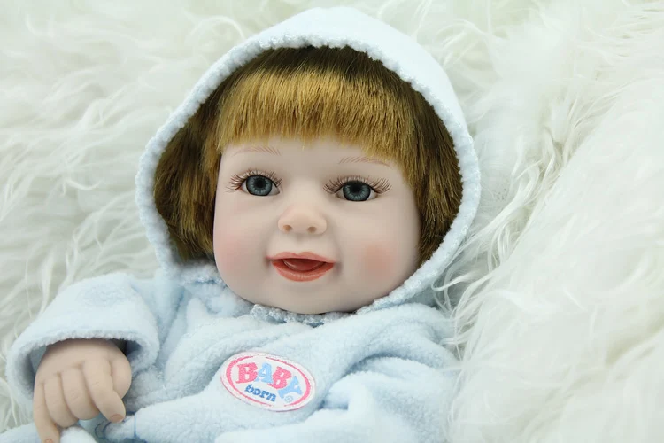 NPKDOLL Small Reborn Baby Dolls Safe Vinyl Alive Bonecas Boy 11 Inch Birthday Gift For Kids | Игрушки и хобби