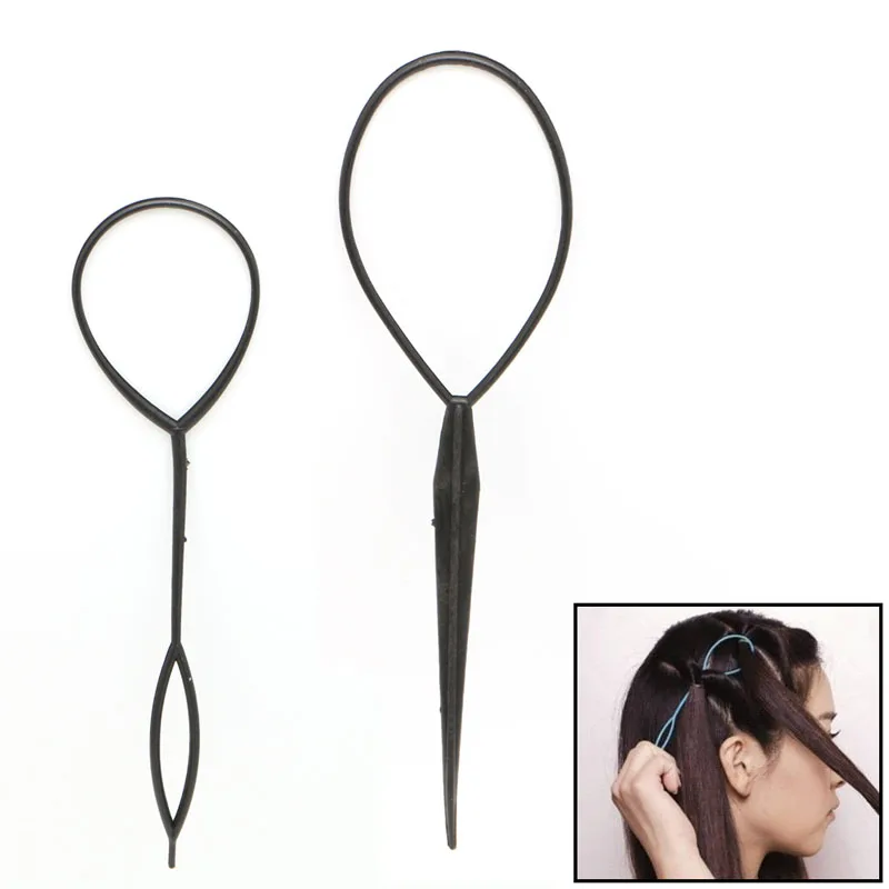 2 шт. пластиковые зажимы для прически конский хвост|hair braiding tools|braid tooltopsy hair tool |