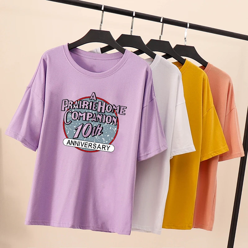 Хлопковая футболка женская 2019 Harajuku Повседневный Топ Футболка femme haut принт белая
