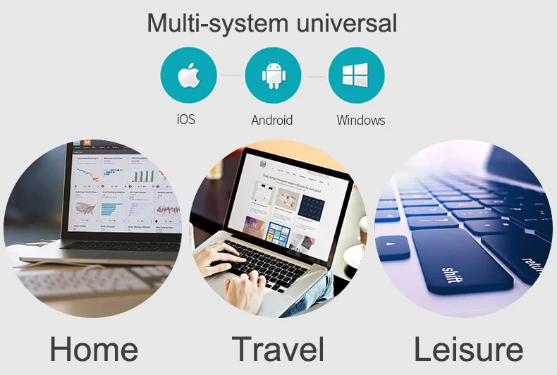 Мини Bluetooth клавиатура ультра-тонкая беспроводная клавиатура для iPad планшет Android Смартфон Apple iPhone телефон