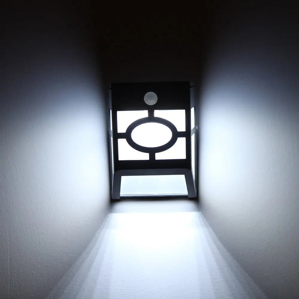 10 светодиодов Солнечная лампа с детектором движения Наружный свет безопасности