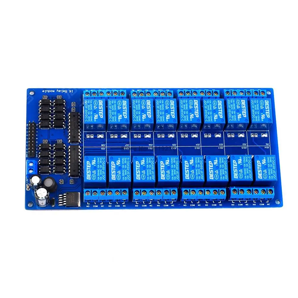 16-канальный 16CH 5V релейный щит модуль для Arduino UNO 2560 1280 ARM PIC AVR STM32 828 продвижение