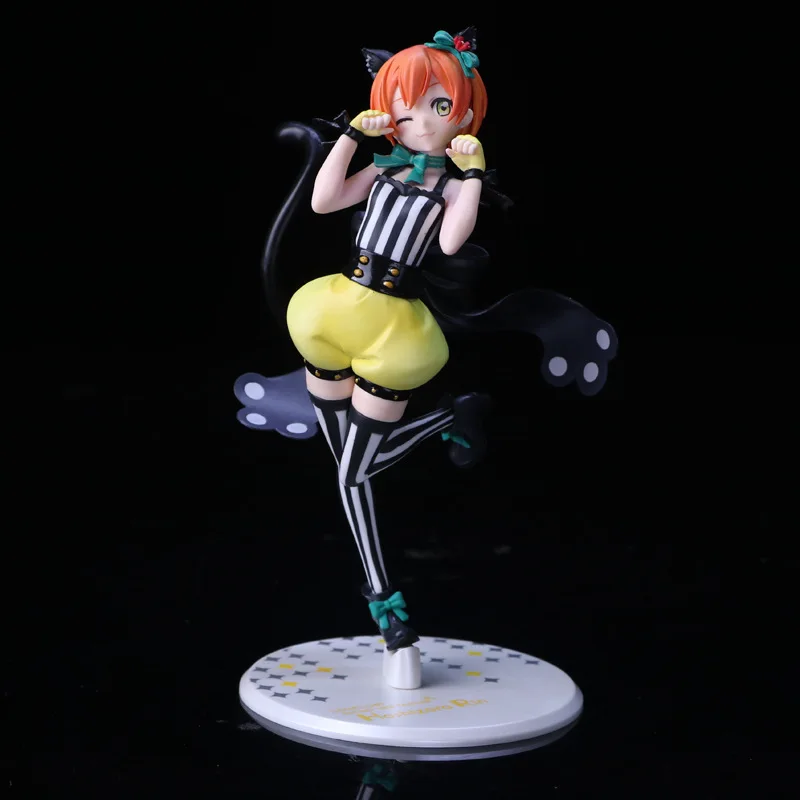 Японское аниме Love Live Rin Hoshizora Фигурки игрушки 23 см ПВХ модель куклы с коробкой