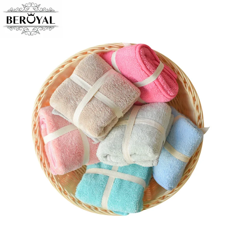 

Детское полотенце из микрофибры Beroyal, квадратное полотенце для лица, 30x30 см