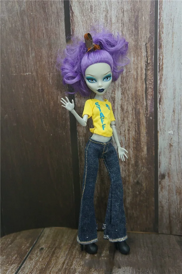 Модная детская кукла bjd, аксессуары, игрушки, подарок для девочек, Одежда для куклы, праздничное платье, повседневный костюм, для кукол Monster High, 1/6 113