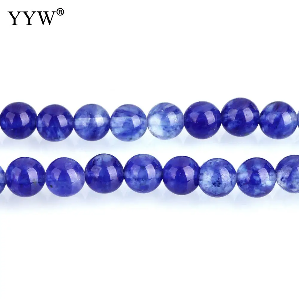 Nature Gem stone Beads Round Snowflake Obsidian PictureJasper Loose 4mm For Jewelry Making Necklace DIY Bracelet | Украшения и