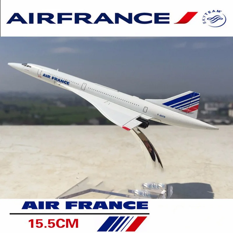 

1/400 scale concorde air France diecast airplane model collectible passenger aircraft toys for children gifts